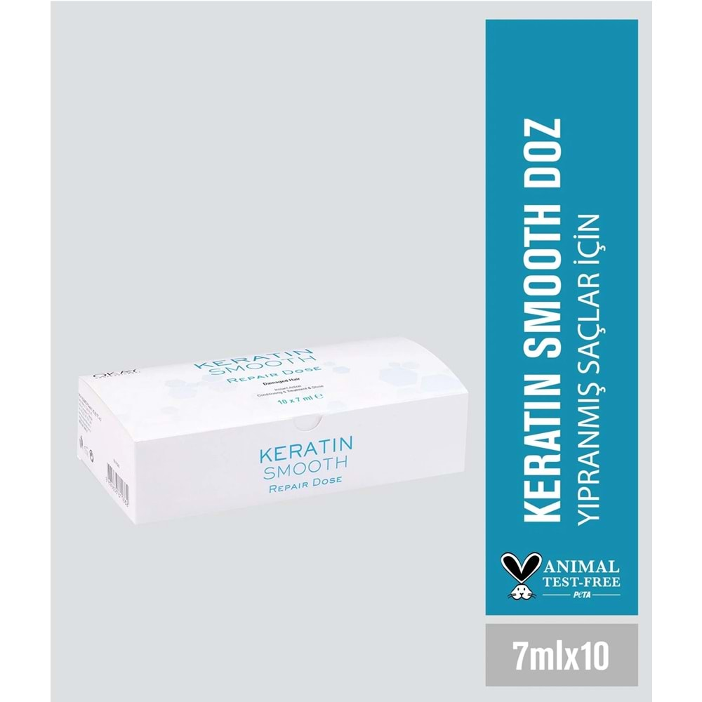 OKAY PROF. KERATIN SMOOTH REPAIR DOSE 7ML x 10