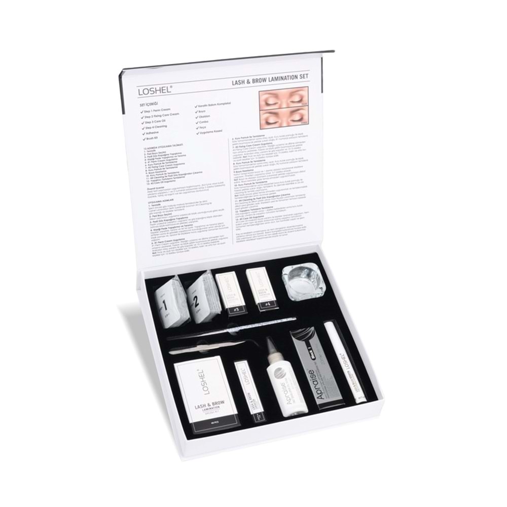 Loshel Lash&Brow Kaş Ve Kirpik Laminasyon Seti 30lu