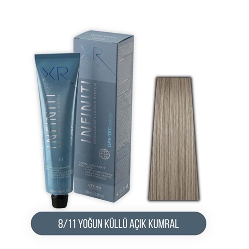 XR COLOR İNFİNİTİ 8/11 YOĞUN KÜLLÜ AÇIK KUMRAL