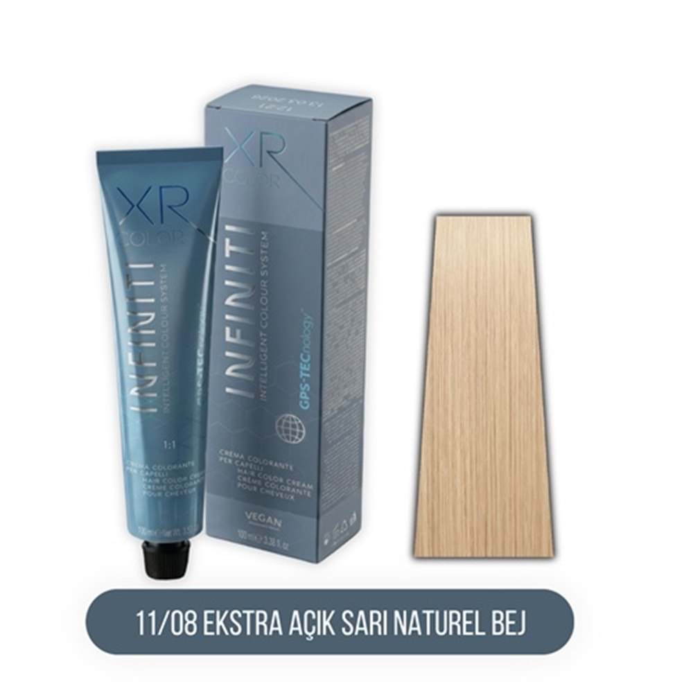 XR COLOR İNFİNİTİ 11/08 EKSTRA AÇIK SARI NATUREL BEJ