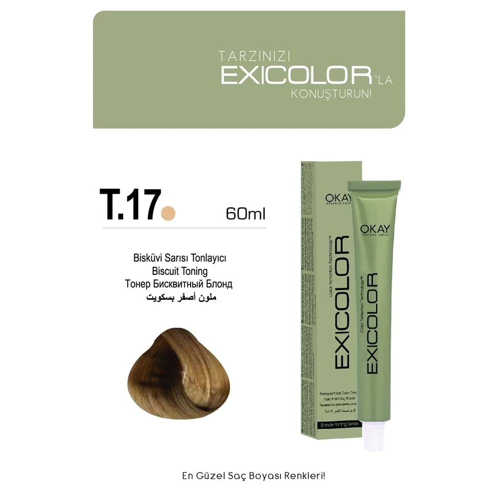 Exicolor T.17 BİSKÜVİ SARISI TONLAYICI