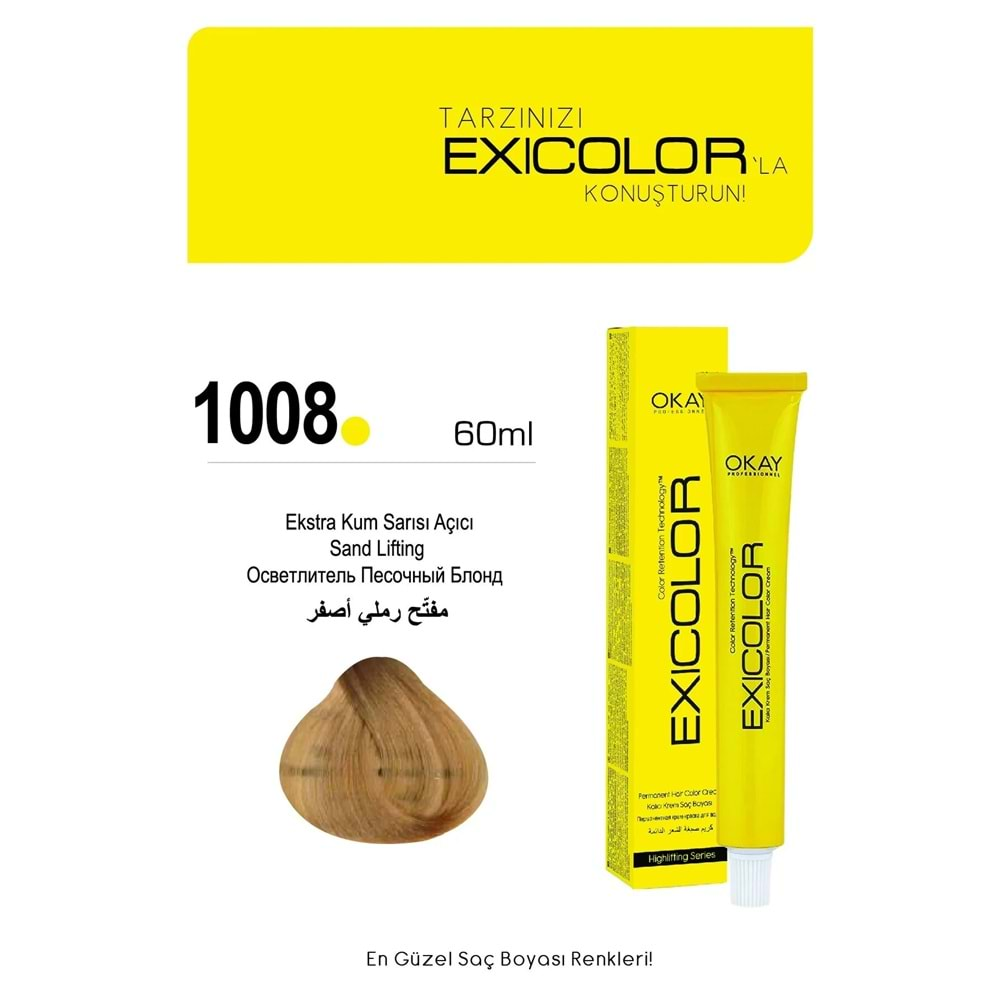 Exicolor 1008 EKSTRA KUM SARISI AÇICI