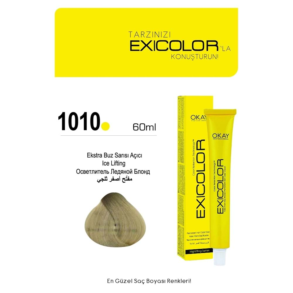 Exicolor 1010 EKSTRA BUZ SARISI AÇICI