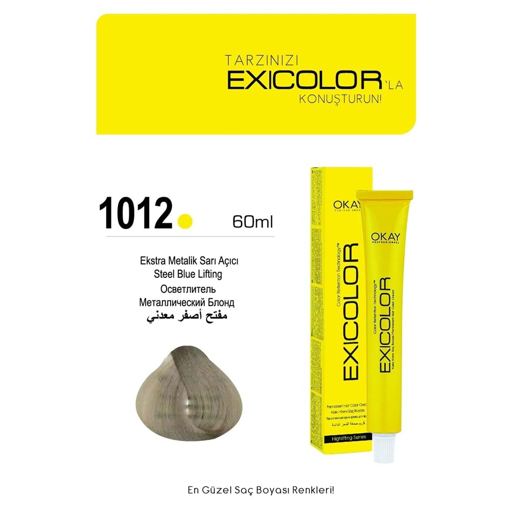 Exicolor 1012 EKSTRA METALİK SARI AÇICI