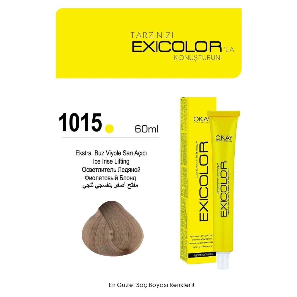 Exicolor 1015 EKSTRA BUZ VİYOLE SARI AÇICI