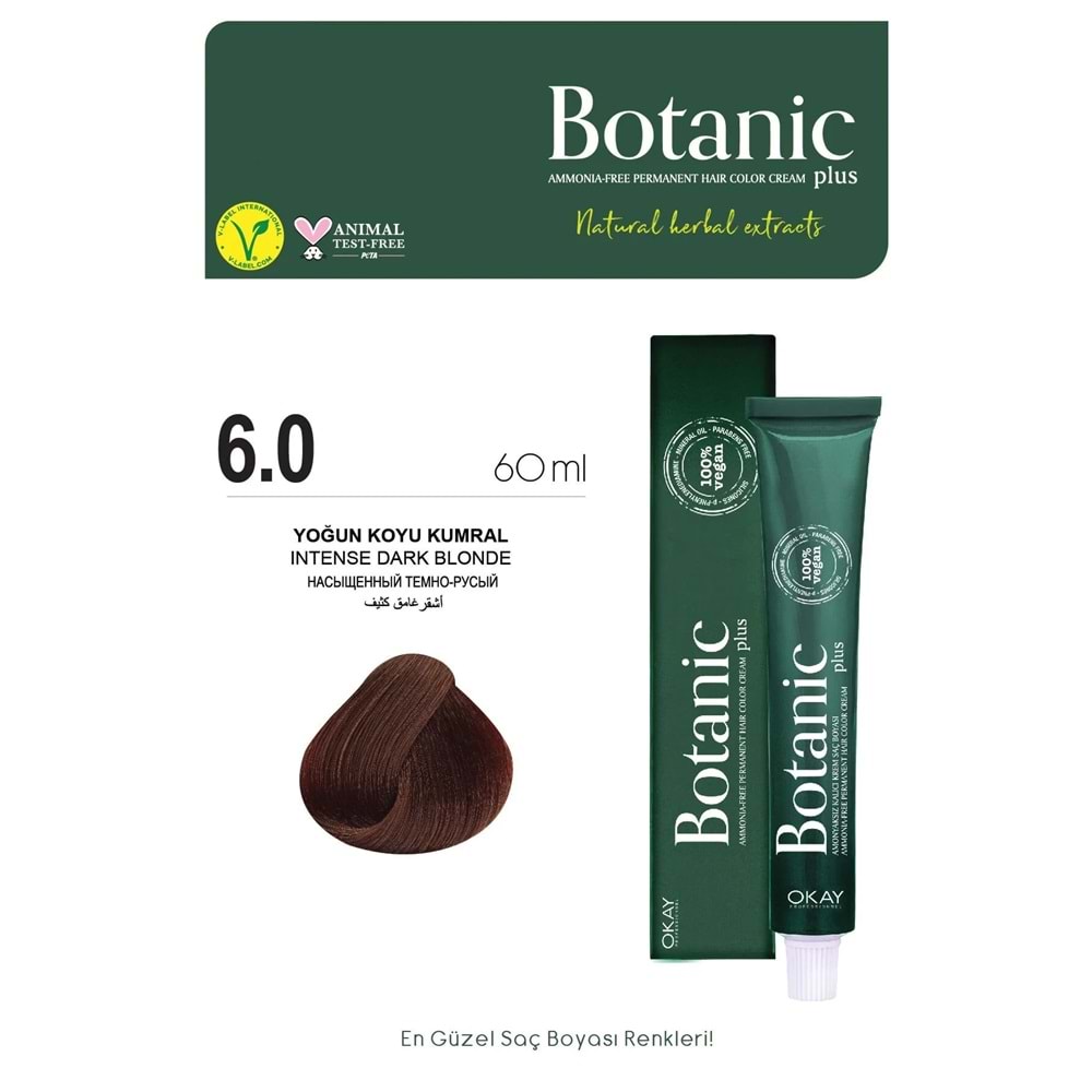 Botanic Plus 6.0 Yoğun Koyu Kumral