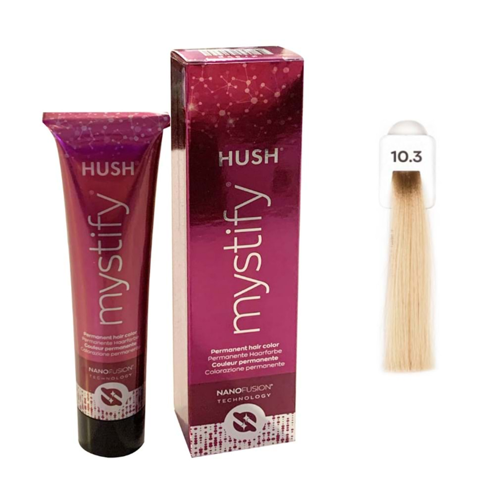 HUSH MYSTIFY 60ml. 10.3 PLATİN SARI DORE