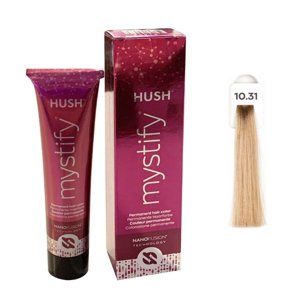 HUSH MYSTIFY 60ml. 10.31 PLATİN SARI KÜLLÜ DORE