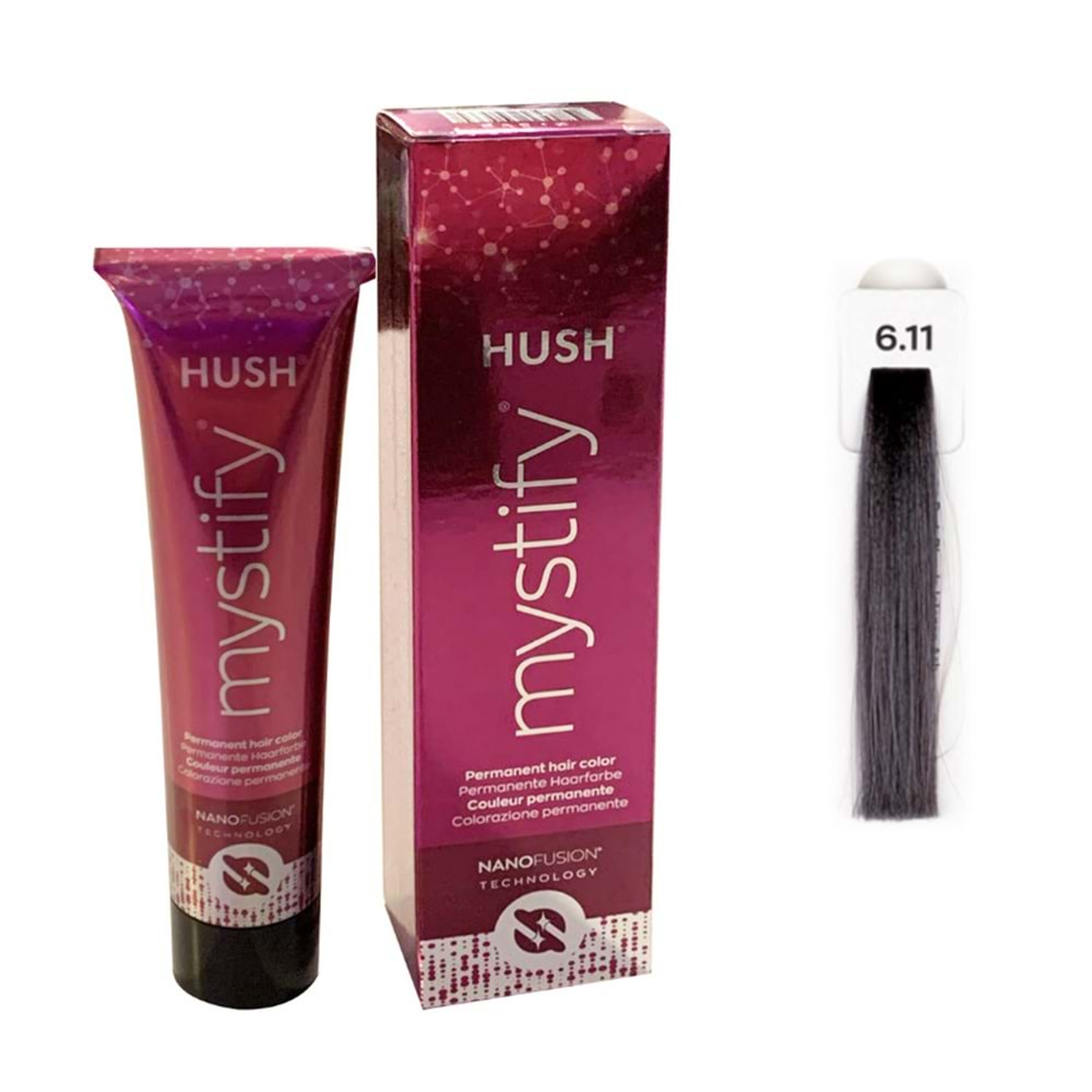 HUSH MYSTIFY 60ml. 6.11 YOĞUN KÜLLÜ KOYU KUMRAL