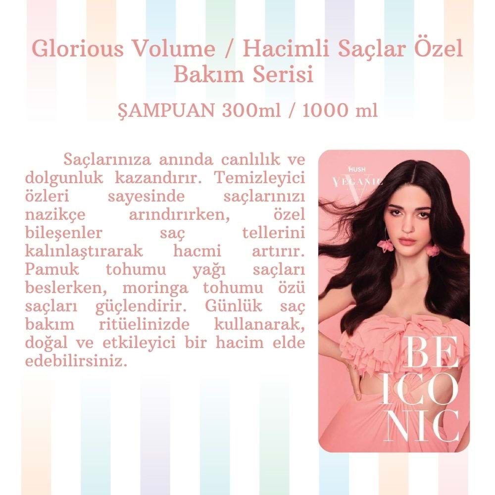 GLORIOUS VOLUME SHAMPOO 1000 ML.(VOLÜM SERİSİ)