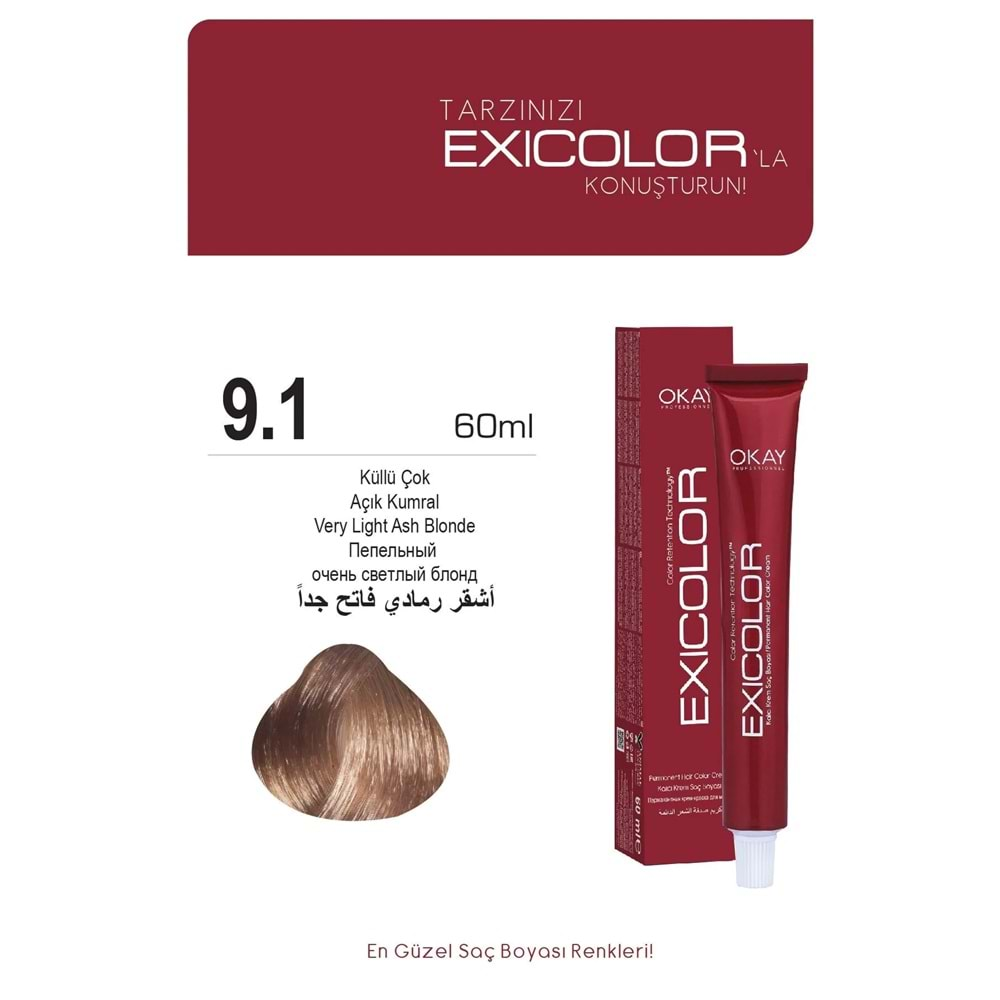 Exicolor 9.1 KÜLLÜ AÇIK SARI