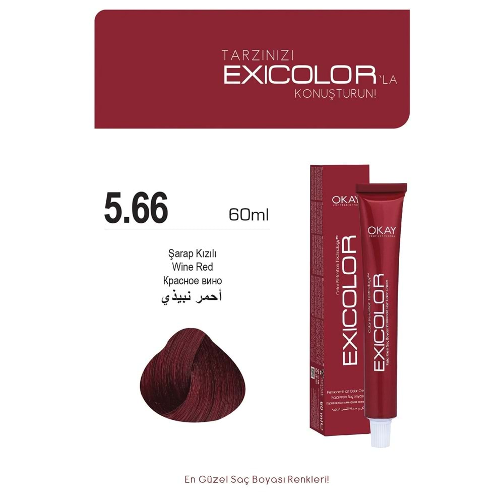 Exicolor 5.66 ŞARAP KIZILI