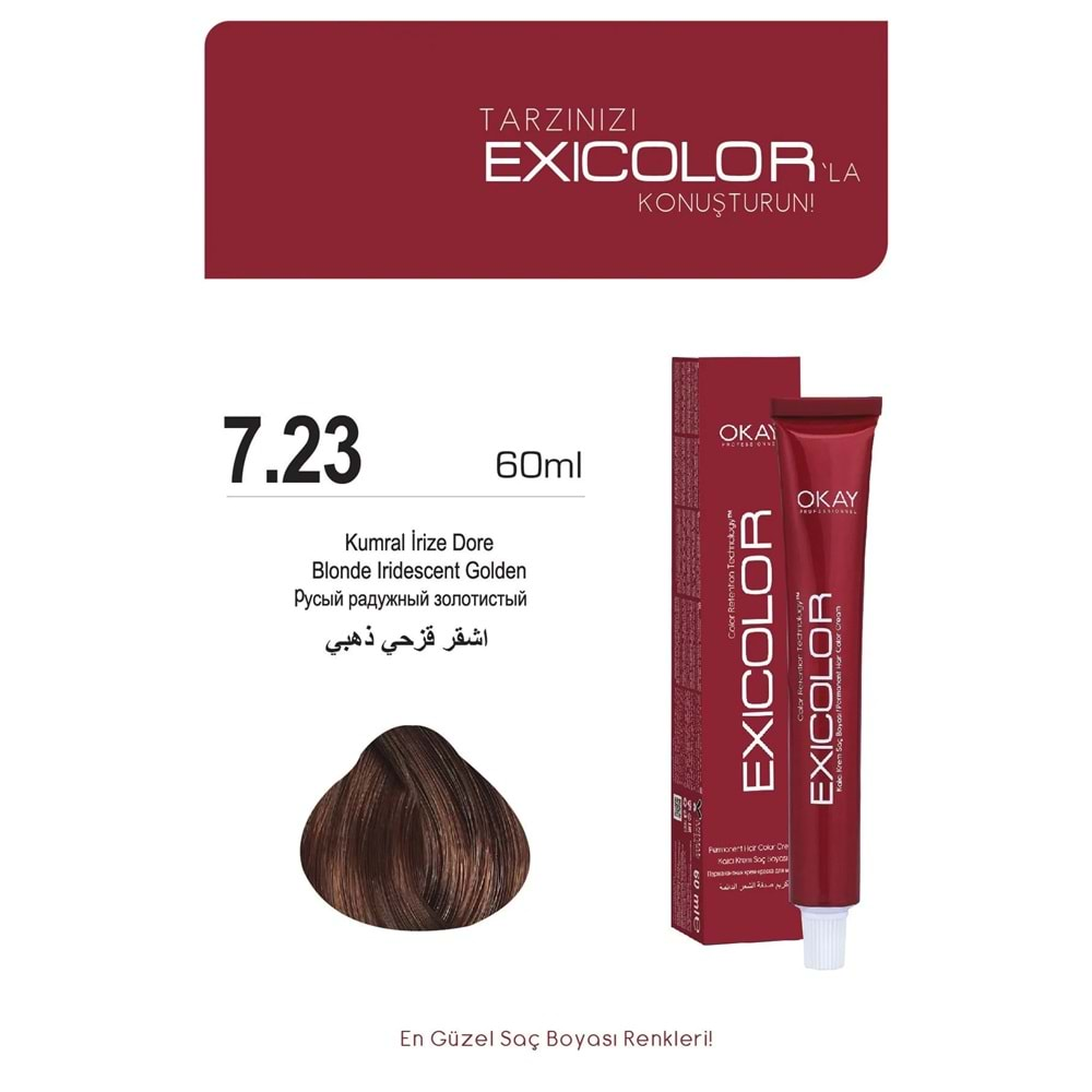 Exicolor 7.23 Kumral İrize Dore (Iridescent Golde