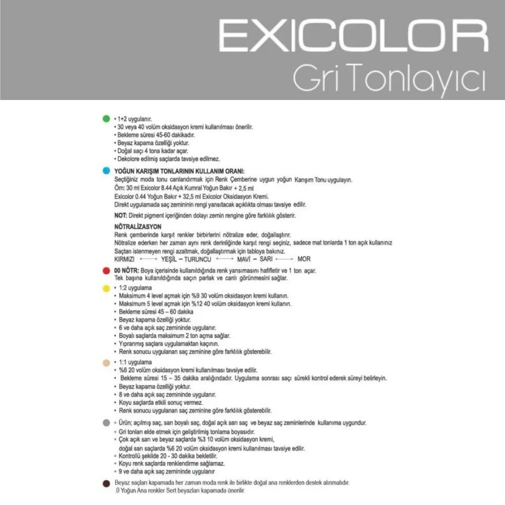 Exicolor SOĞUK GRİ