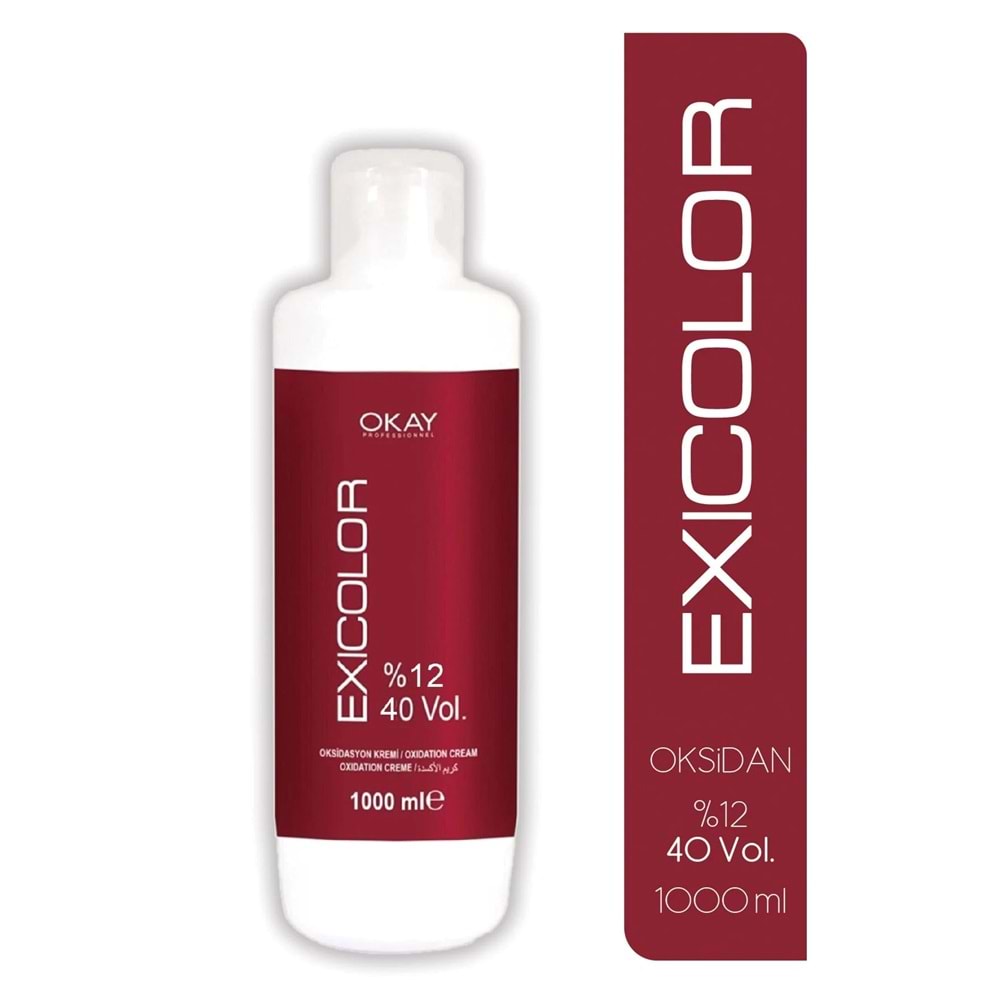 Exicolor OKSİDASYON KREMİ 40 VOL. %12 1000 ML