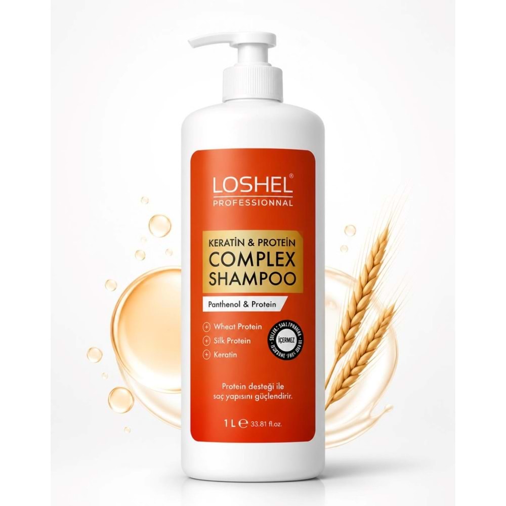 LOSHEL KERATİN&PROTEİN ŞAMPUAN 1000 ML