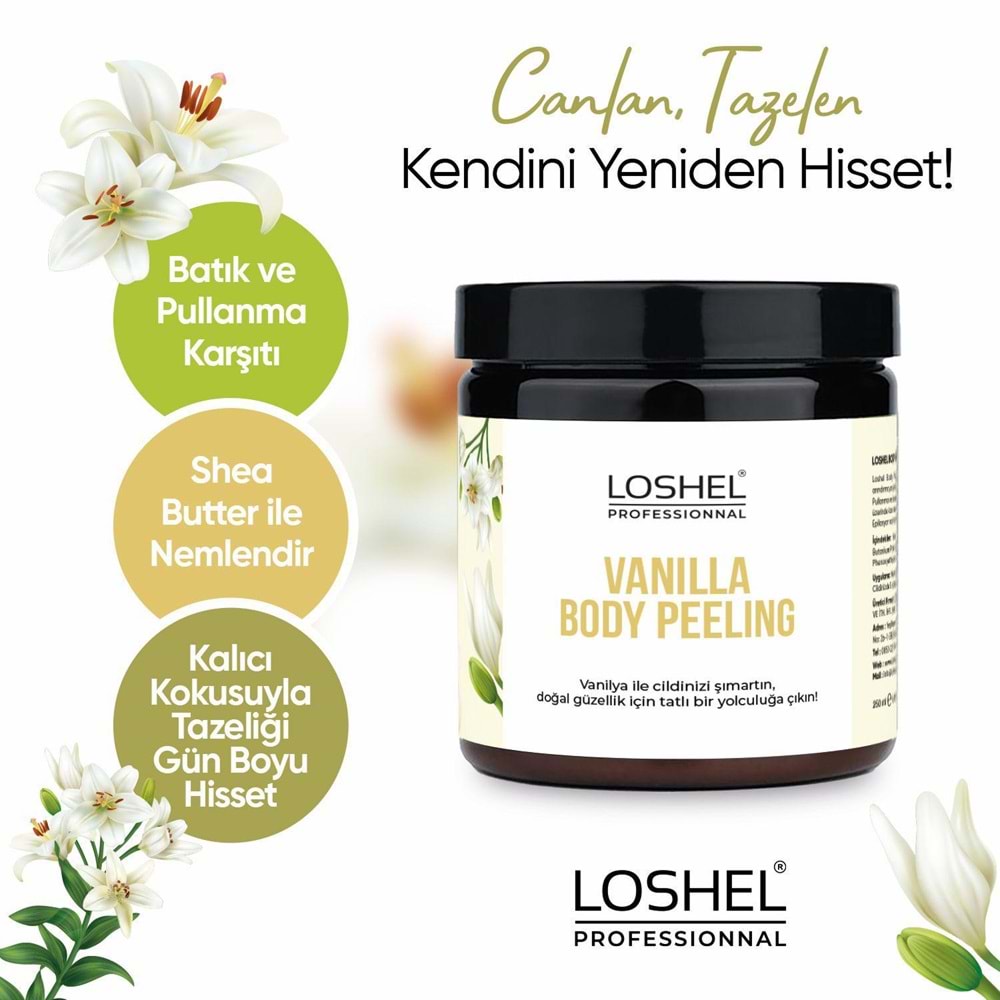 LOSHEL EL&AYAK PEELİNG 250 ML VANILLA