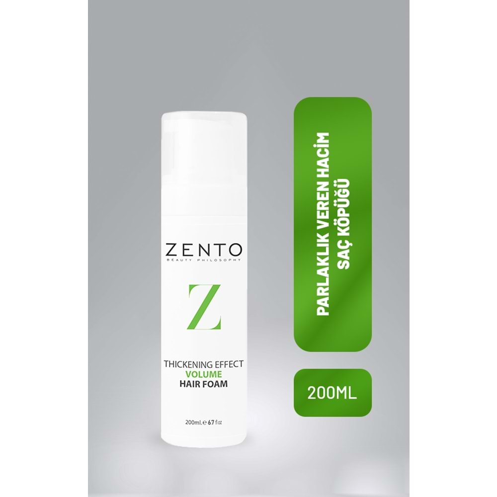 ZENTO VOLUME KÖPÜK 200 ML