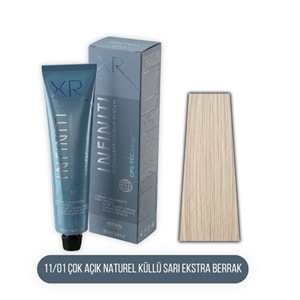 XR COLOR İNFİNİTİ 11/01 ÇOK AÇIK NATUREL KÜLLÜ SARI EKSTRA BERRAK