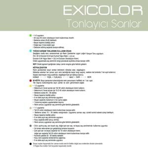 Exicolor T.08 KUM SARISI TONLAYICI