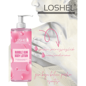 LOSHEL BODY LOTION BUBBLEGUM 400 ML