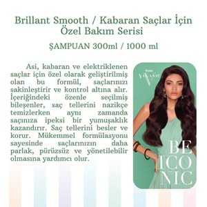BRILLIANT SMOOTH SHAMPOO 300 ML.(KABARAN SAÇLAR İÇİN)