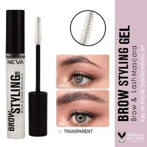 Neva Beauty Kaş Şekillendirici Jel Kaş Ve Kirpik Maskarası 6ml