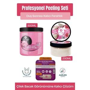 Epilasyon Sonrası Vücut Ve Batık Peelingi Lotus Çiçeği 800gr & Ekvator Sütlü 200gr.