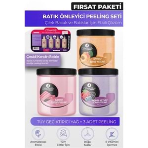 Peeling Fırsat Seti 800gr X 3 Adet Batık Için Peeling + Tüy Karınca Yumurtası Yağıı