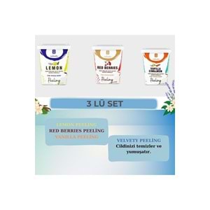 VELVETY PEELİNG LEMON & RED BERRİES & VANILLA