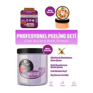 1000 G. Vücut Peelingi Epilasyon Önce Ve Sonrası Çilek Bacak ve Batık Peelingi Nem Bombası Takviyeli