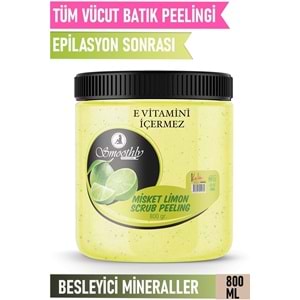 SMOOTHLY CREMA PEELİNG 800g MİSKET LİMON