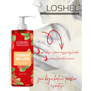 LOSHEL BODY LOTION STRAWBERRY 400 ML