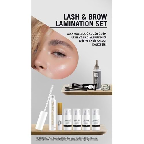 Loshel Lash&Brow Kaş Ve Kirpik Laminasyon Seti 30lu