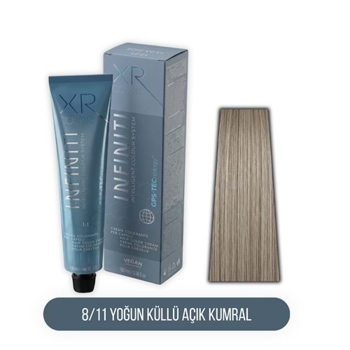 XR COLOR İNFİNİTİ 8/11 YOĞUN KÜLLÜ AÇIK KUMRAL