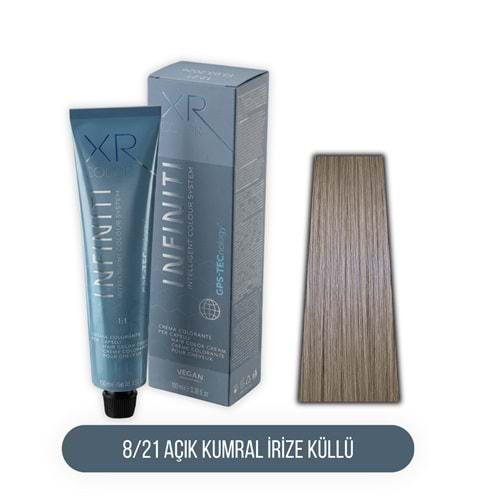 XR COLOR İNFİNİTİ 8/21 AÇIK KUMRAL İRİZE KÜLLÜ