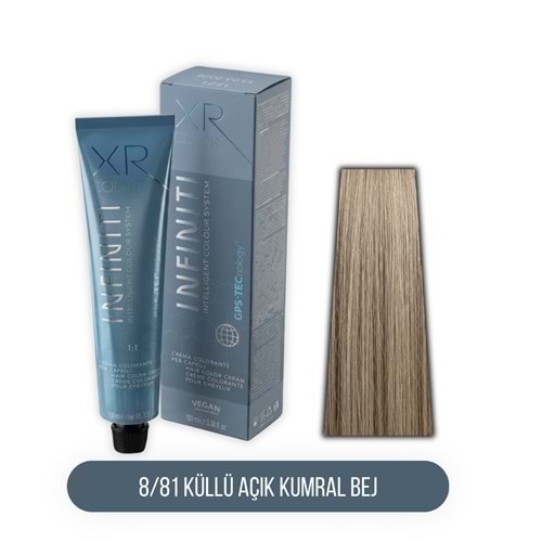 XR COLOR İNFİNİTİ 8/81 KÜLLÜ AÇIK KUMRAL BEJ