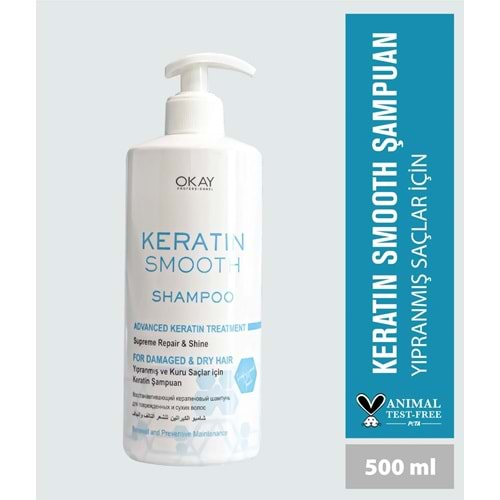 OKAY PROF. KERATIN SMOOTH ŞAMPUAN 500 ML