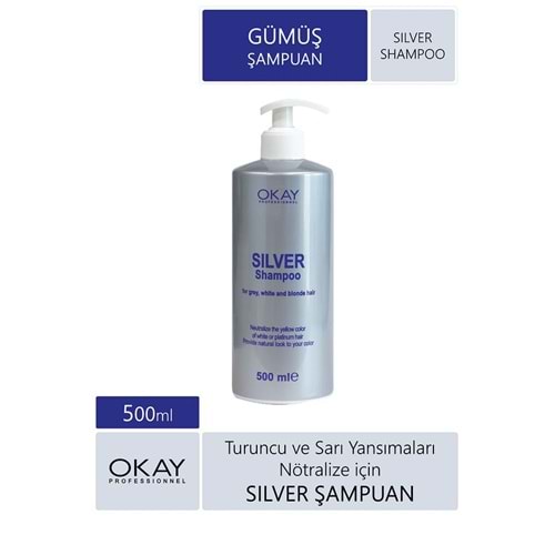 OKAY PROF. SILVER ŞAMPUAN 500 ML