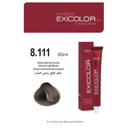 Exicolor 8.111 EKSTRA KÜLLÜ AÇIK KUMRAL