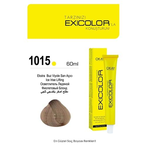 Exicolor 1015 EKSTRA BUZ VİYOLE SARI AÇICI