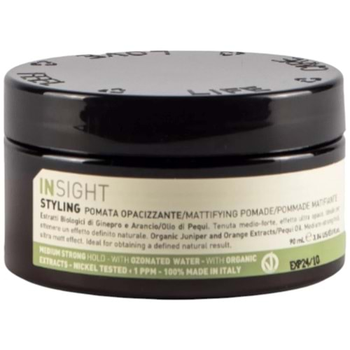 INSIGHT STYLING POMATA (ULTRA MAT POMDA) 90 ML