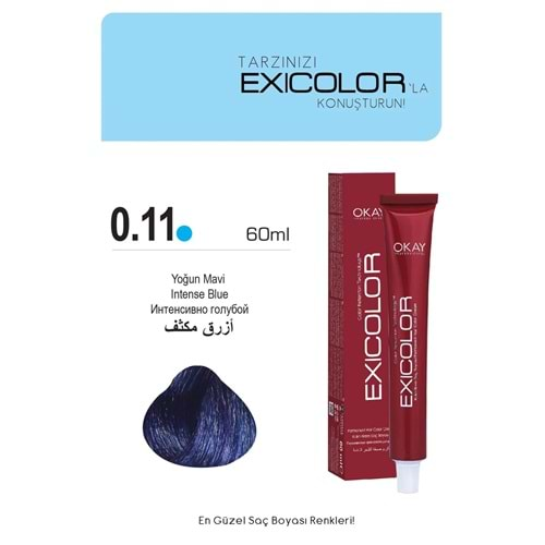 Exicolor 0.11 ÇOK YOĞUN MAVİ