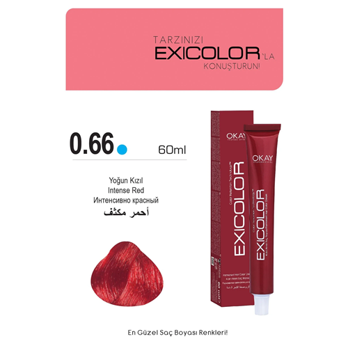 Exicolor 0.66 YOĞUN ATEŞ KIZILI