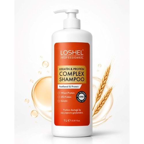 LOSHEL KERATİN&PROTEİN ŞAMPUAN 1000 ML