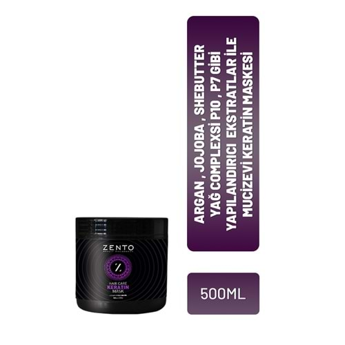 ZENTO KERATİN MASKE 500 ML