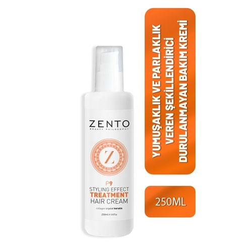 ZENTO P9 ŞEKİLLENDİRİCİ KREM 250 ML