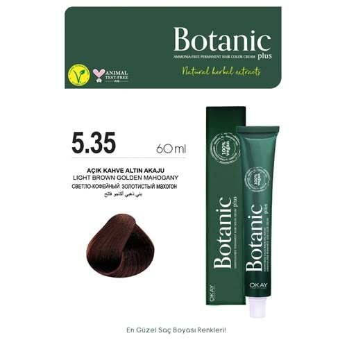 Botanic Plus 5.35 Açık Kahve Altın Akaju