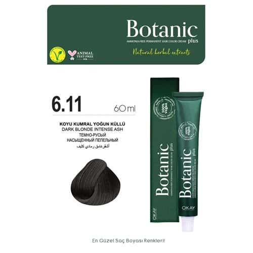 Botanic Plus 6.11 Koyu Kumral Yoğun Küllü