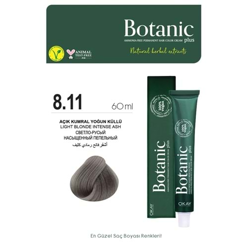 Botanic Plus 8.11 Açık Kumral Yoğun Küllü